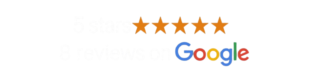 5 star 8 reviews on google